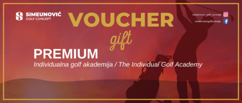 Poklon vaučer PREMIUM INDIVIDUALNA golf akademija